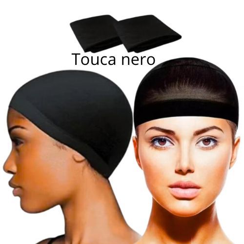 kit touca nero - anti frizz - para alisar - para dormir - praticidade para os fios capilares em Oferta na Shopee