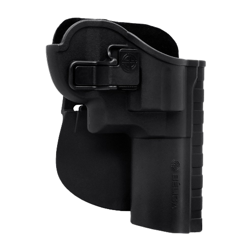 Coldre Revólver 8 Tiros Rt608 Rt838 Aba Paddle Bélica-preto