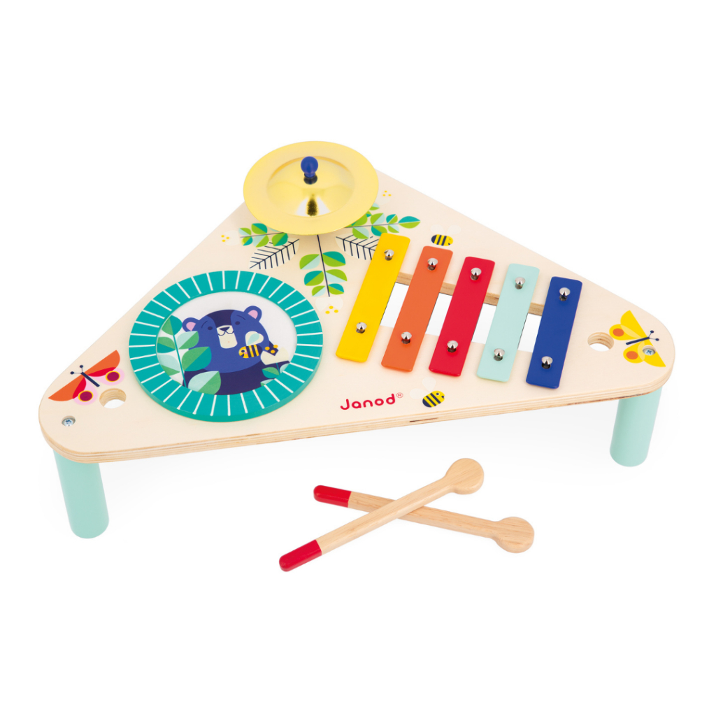Minha Primeira Mesa Musical Gioia em Madeira - Brinquedos e Jogos Educativos - Janod