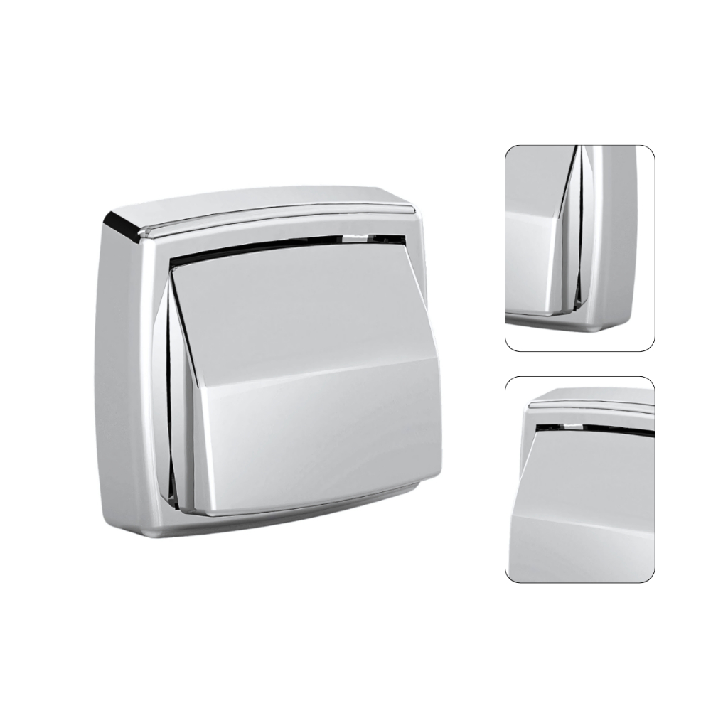 Acabamento Para Valvula de Descarga Hydra Max Deca Cromado Abs Luxo em Oferta na Shopee