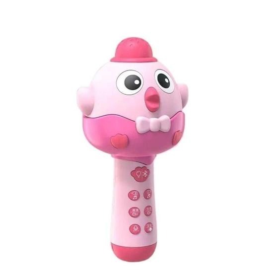 Brinquedo Educacional Microfone Bluetooth Sem Fio Luz E Música Recarregável.RO