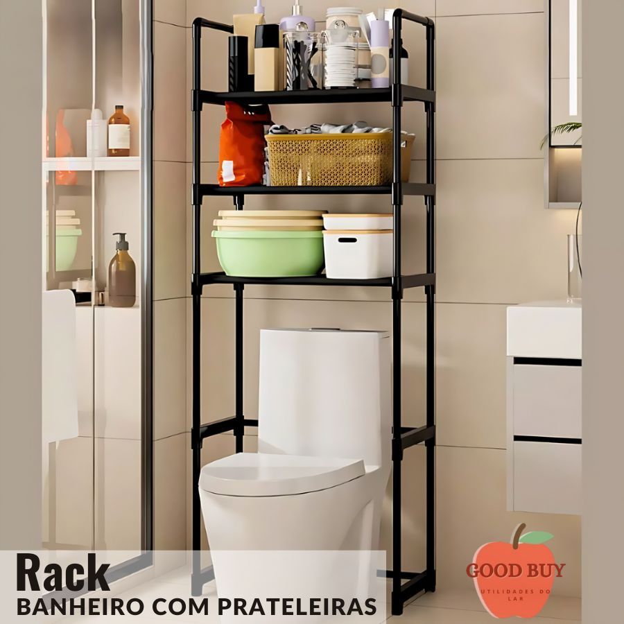 Estante Rack Organizador para Banheiro com Prateleiras Multifuncional em Oferta na Shopee
