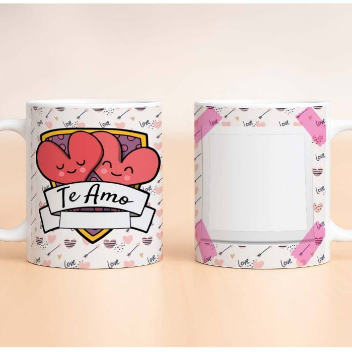Caneca com Foto Para Namorados Noivos Casados de Porcelana 320ml Mande Sua Foto Envio Muito Rápido