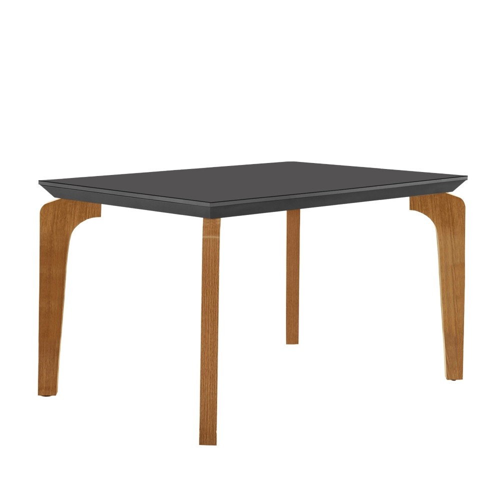 Mesa para Sala de Jantar Liz 120cm Em MDF e Vidro em Oferta na Shopee
