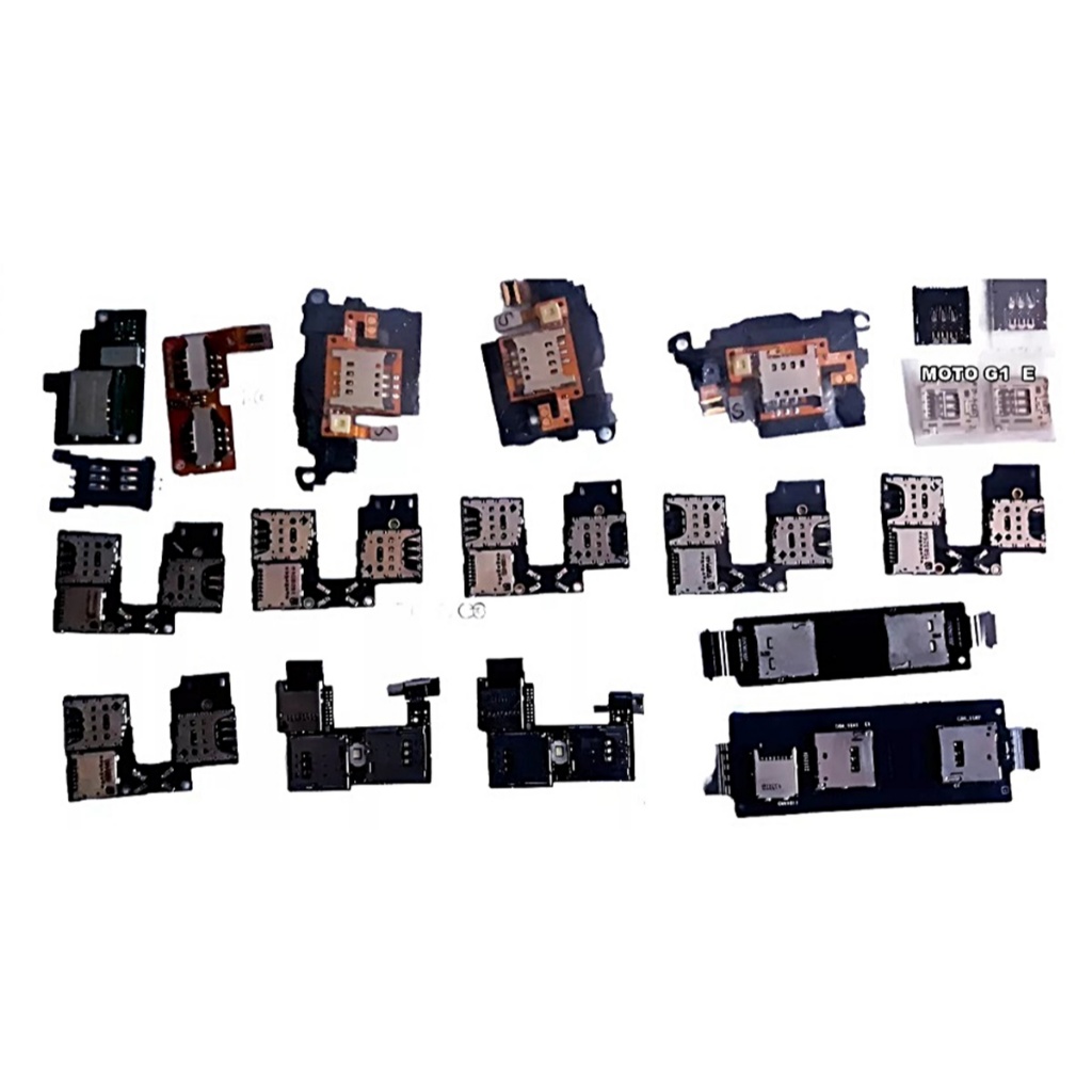 Gaveta Chip Slot Sim Card P\ Iphone ZENFONE LG Moto Z2 Moto G3 X2 Lote C\  25 Peças