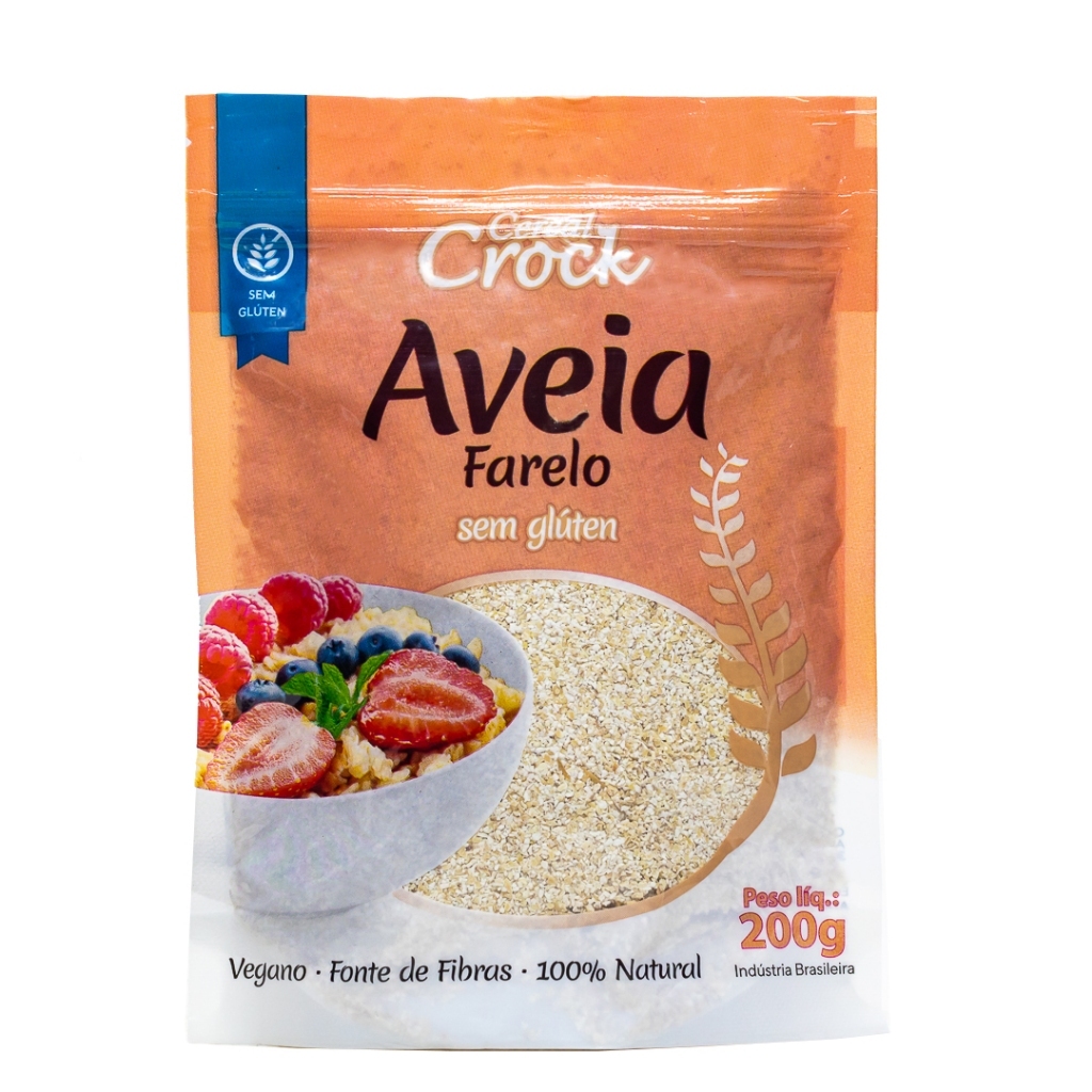 Farelo De Aveia 200g - Cereal Crock em Oferta na Shopee