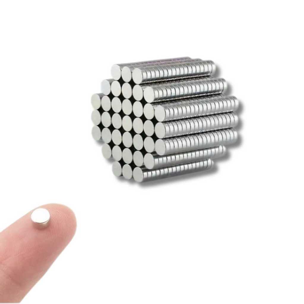 Imã de Neodímio N35 6X1,5Mm 10 Und
