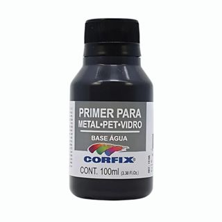 Primer para Metais Corfix 100ml Preto 321 – Fundo Preparador para Pintura em Ferro, Alumínio e Aço em Oferta na Shopee