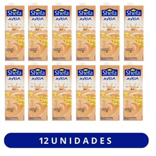 Bebida láctea com Aveia Shefa 1L - 12 Unidades em Oferta na Shopee
