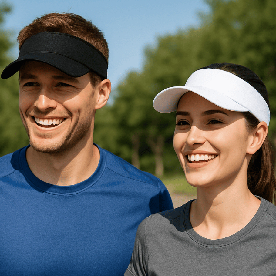 Boné Viseira Esportiva Feminino Masculino Seca Rápido Ciclismo Corrida Acessórios Praia Dryfiti Proteção UV