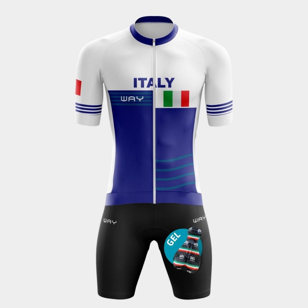 Conjunto Ciclismo Masculino Kit Camisa Premium Itália Short Bermuda Gel Bike Pedalar