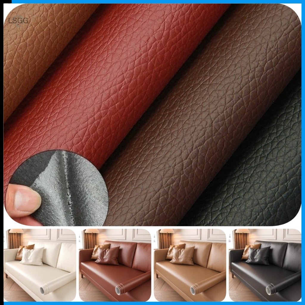 50cmx150cm Marrom Adesivo Auto-Adesivo de Tecido de Couro Sofá de Reparo de Sofá de Couro