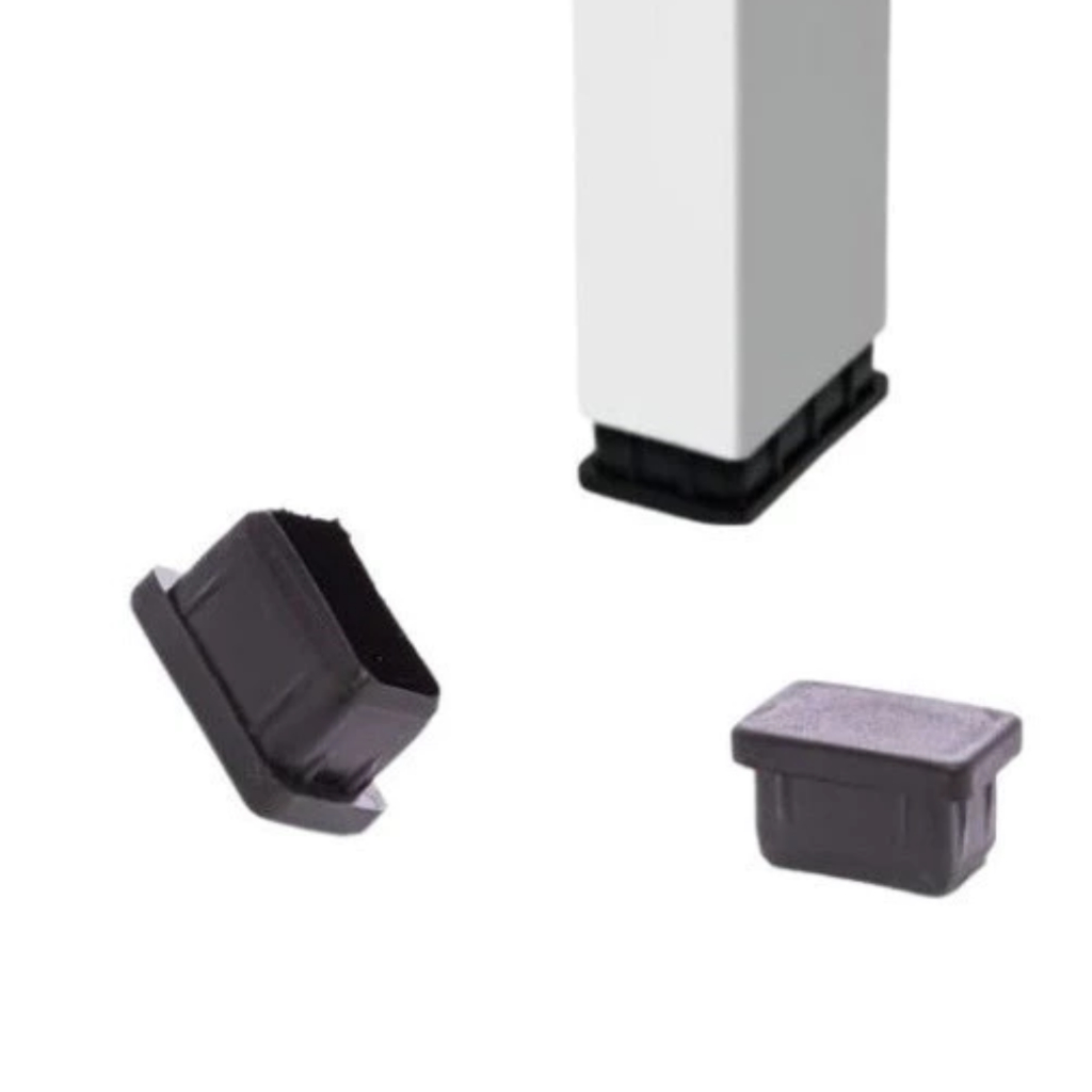 Ponteiras 20x30 Interna 100 unidades para Metalon Preta Plástica Proteção em Oferta na Shopee