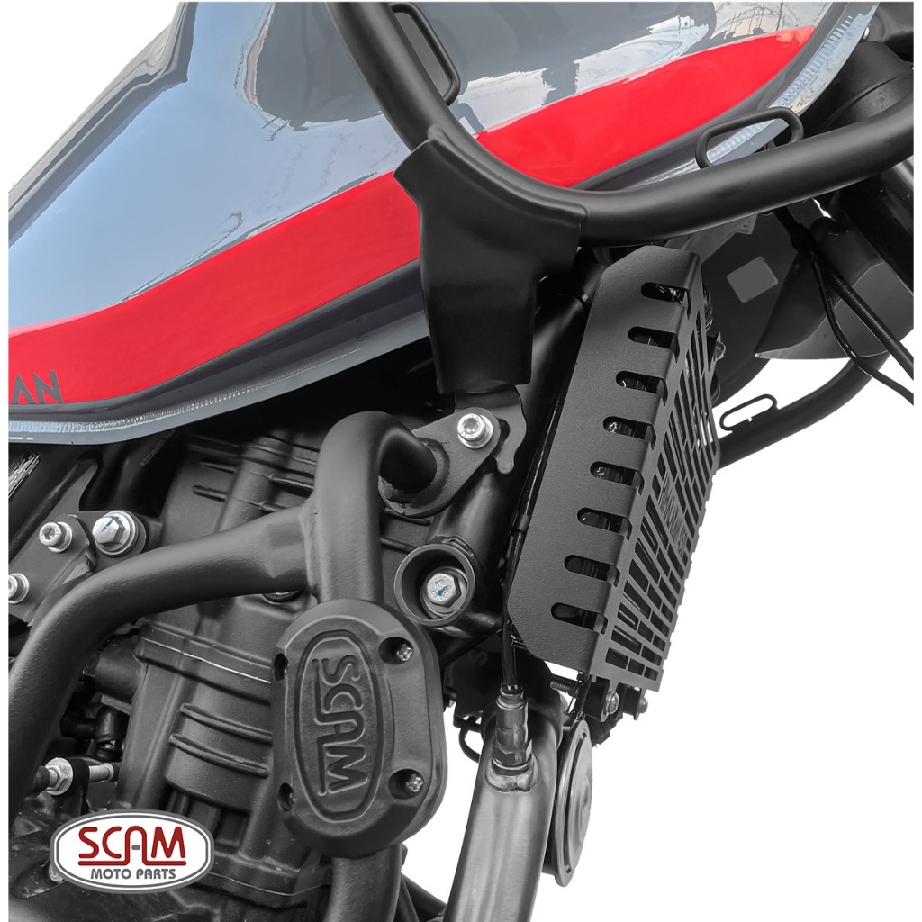 Protetor de Radiador Em Aço Scam - Royal Enfield Himalayan 450 2025 2026 · foto 2