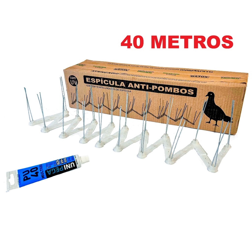 Espicula Anti Pombos 40 metros lineares