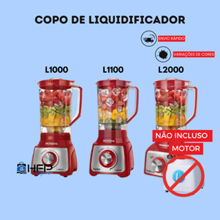 Copo para Liquidificador serve Mondial Turbo L1000/ L1100/ L1200 Cristal em Oferta na Shopee