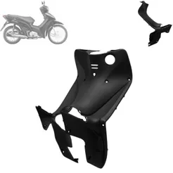 Protetor de Pernas Pro Tork Moto Honda Biz 125 2011 2012 2013 Preto
