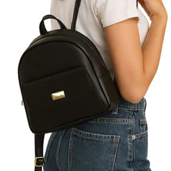 Mochila Feminina Pequena Modelo De Costas Alça Regulável Bolsa Mochila Mulher Moda Estilosa