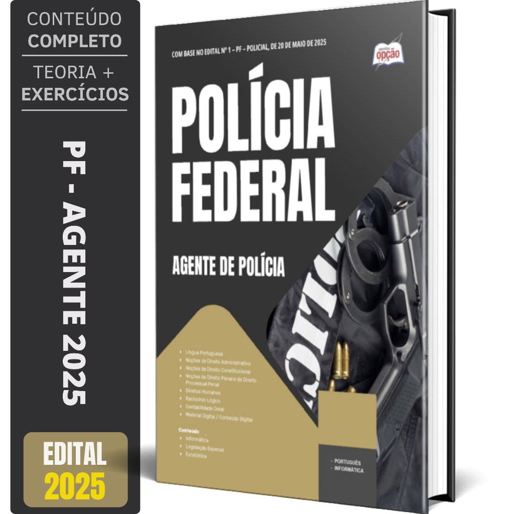 Imagem Apostila Concurso Polícia Federal (PF) - Agente de Polícia