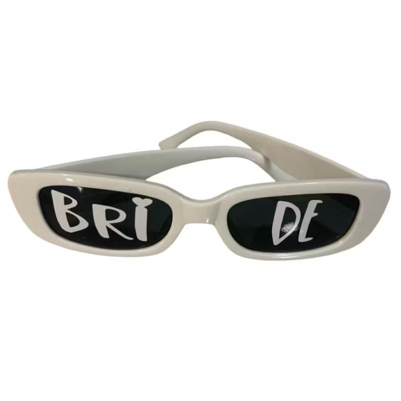 1 Oculos Bride Branco Personalizado Despedida Chá De Lingerie em Oferta na Shopee