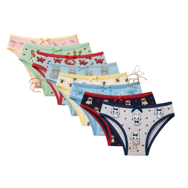 Kit 10 Calcinha Menina Moça Juvenil Estampada em Oferta na Shopee