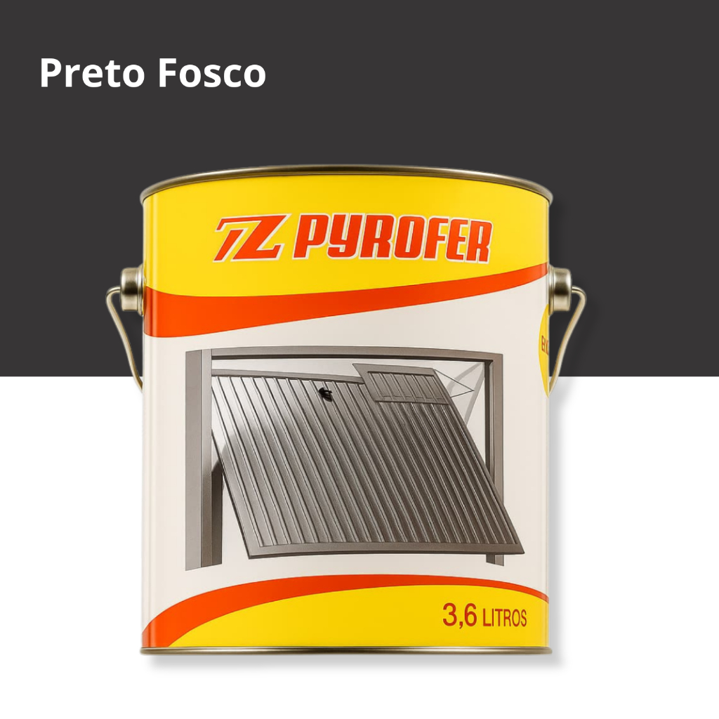 Tinta Zarcão Fundo Anti Ferrugem Excelente Rendimento - Preto Fosco em Oferta na Shopee