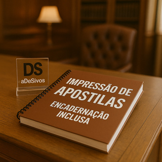 Impressão De Apostilas Até 1500 Páginas Frente E Verso Colorido Preto e Branco em Oferta na Shopee