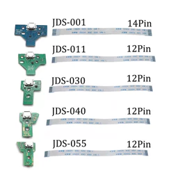 Conector Carregamento USB Manutenção Reparo para Controle PS4 JDS 001 JDS 011 JDS 030 JDS 040 JDS 055 + Flat
