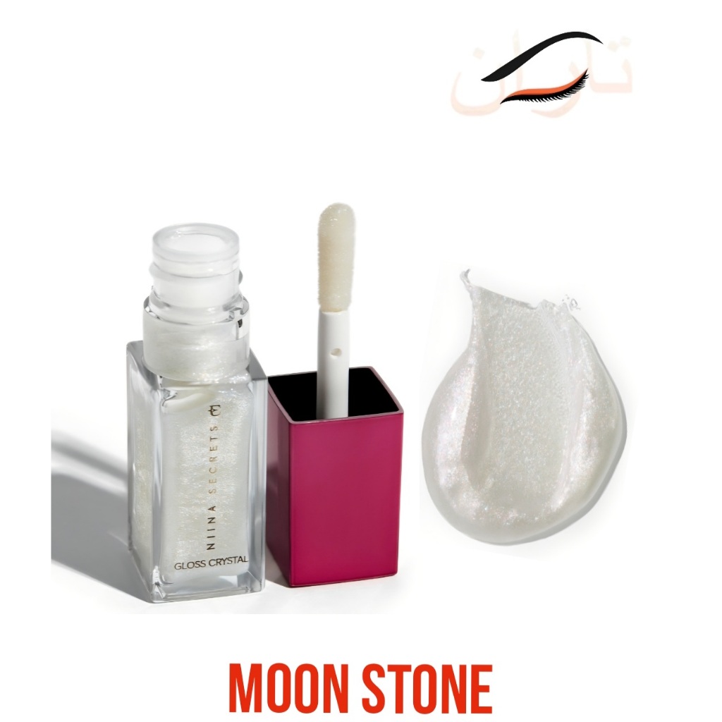Batom Gloss Crystal Eudora Niina Secrets 7ml - Moon Stone