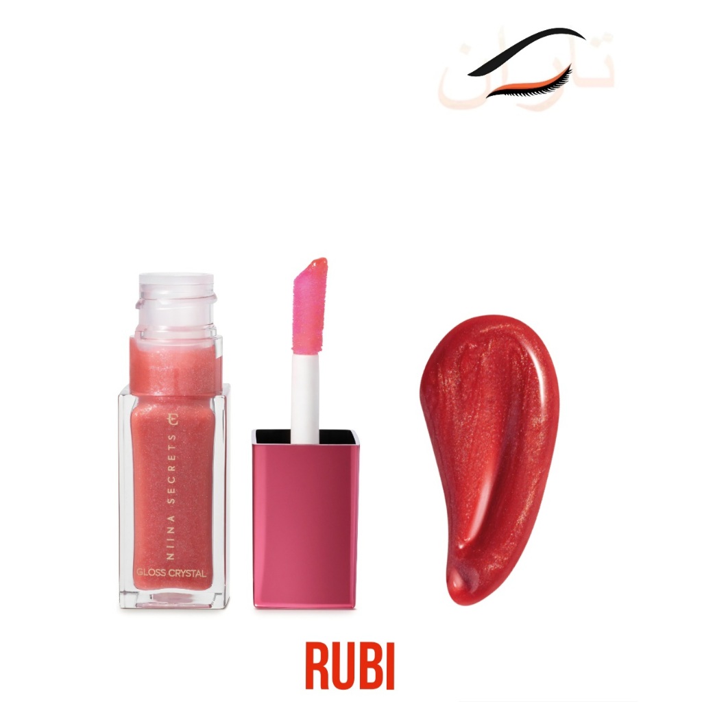 Batom Gloss Crystal Eudora Niina Secrets 7ml - Rubi
