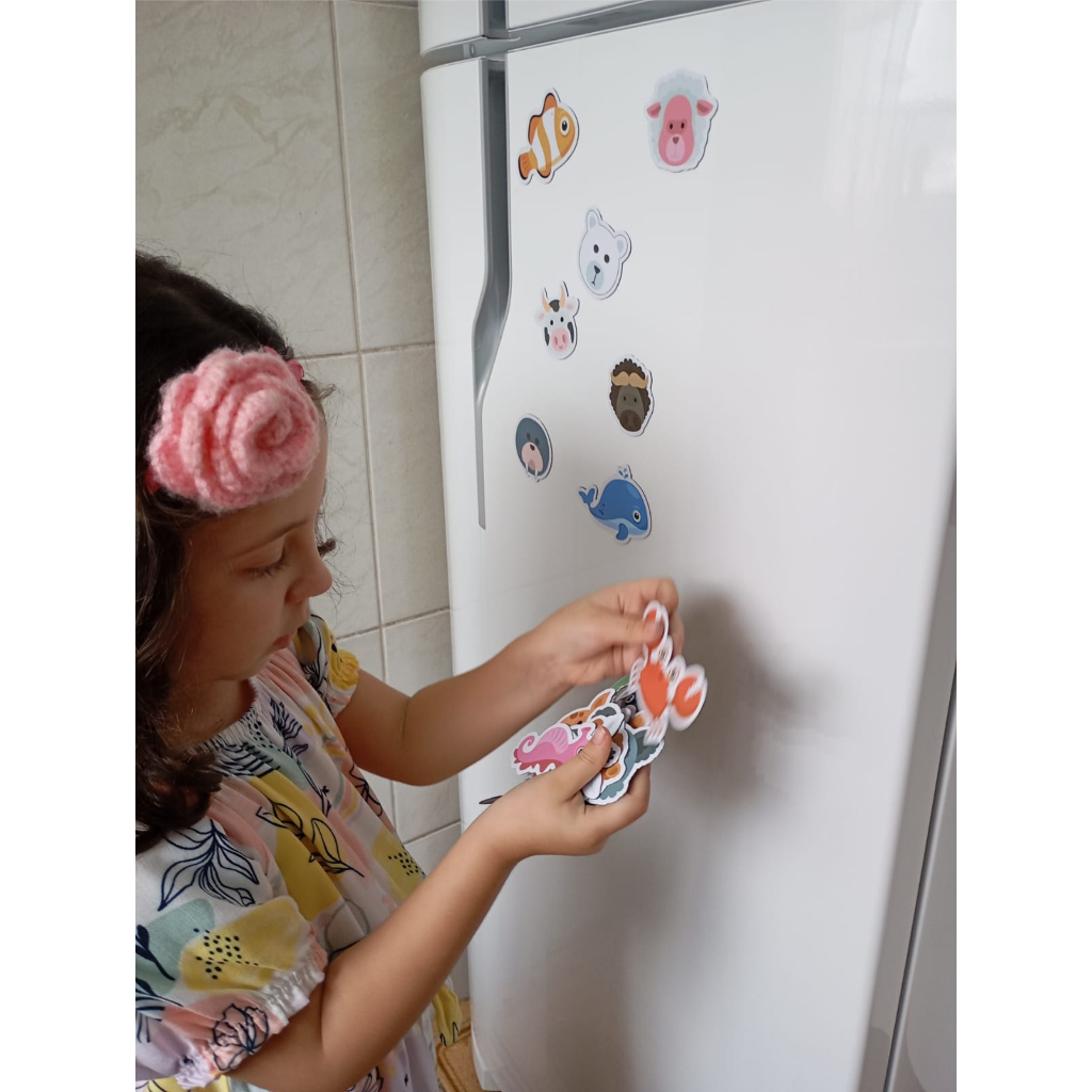 Brinquedo imãs de animais - brinquedo infantil menina (o) - Manta Magnética - …