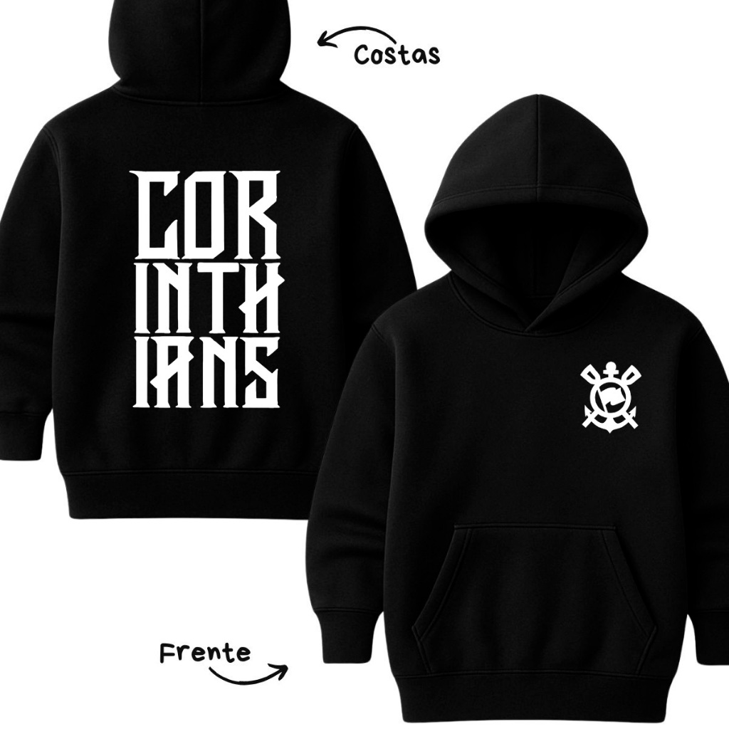Agasalho Moletom Timão Corinthians Memphis Yuri Casaco Blusa De Frio Estampado Adulto Masculino Feminino Unissex