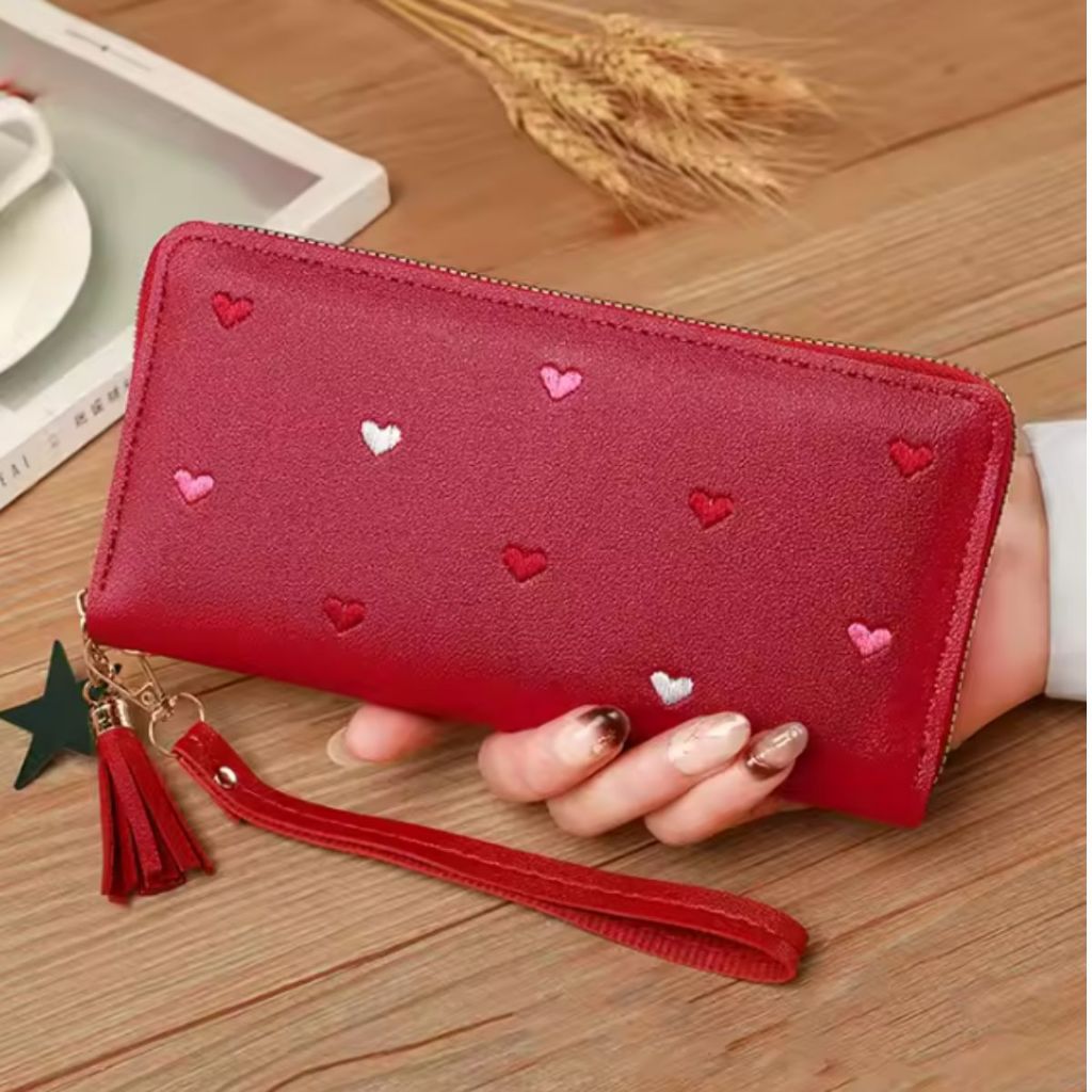 Carteira Grande Feminina Com Zíper Porta Cartão Dinheiro Cnh em Oferta na Shopee