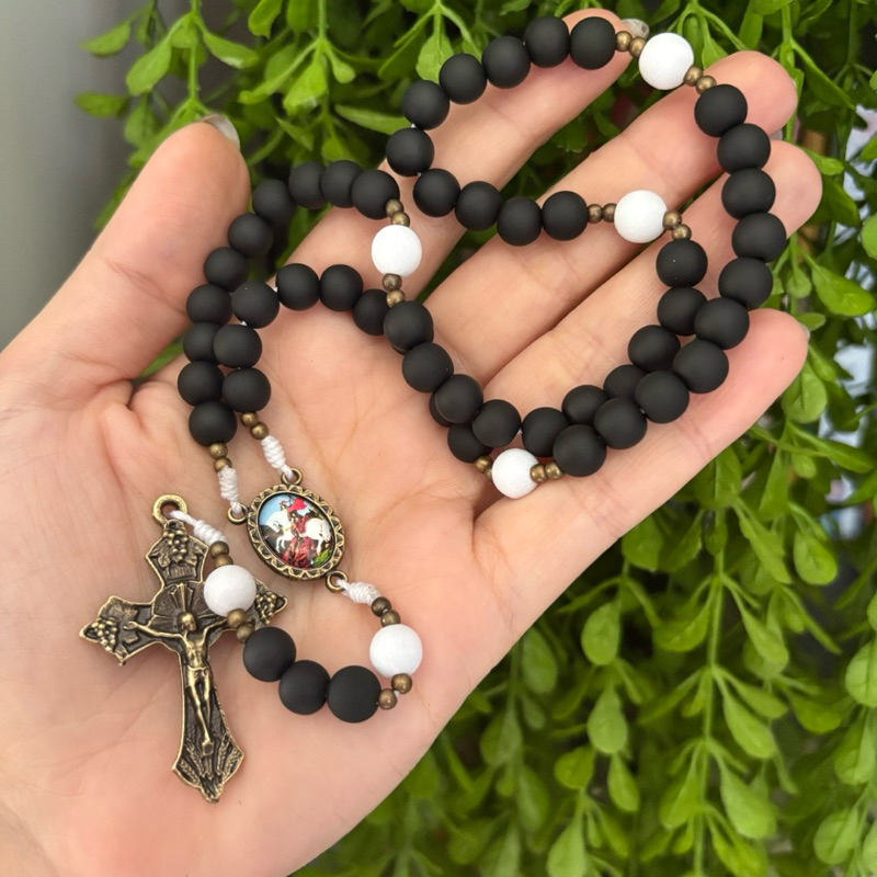 Terço de São Jorge / Terço do torcedor / terço Corinthians personalizável com nome