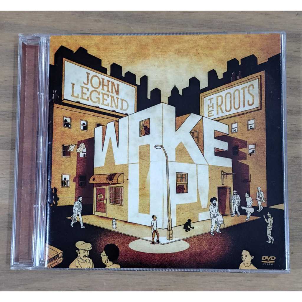 CD + DVD - JOHN LEGEND  & THE ROOTS - WAKE UP!        ***RARO***
