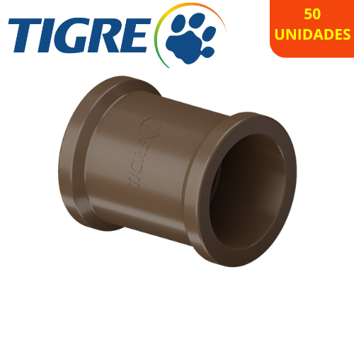 Luva Marrom 3/4 25mm Tigre Agua Fria Soldavel em Oferta na Shopee