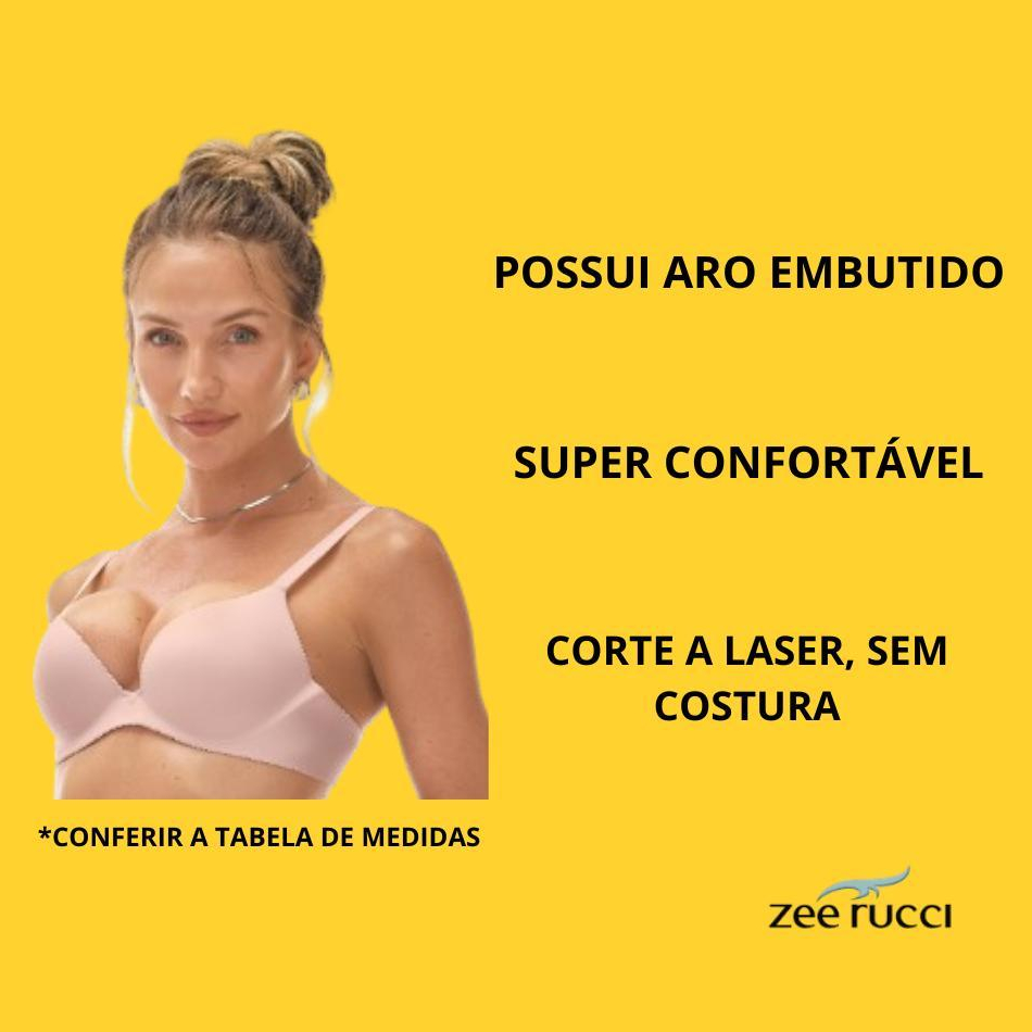 Sutiã Levanta Seios Zee Rucci sutiã push up Bolha Média| Grande| Sem Bolha — imagem 2 de 2