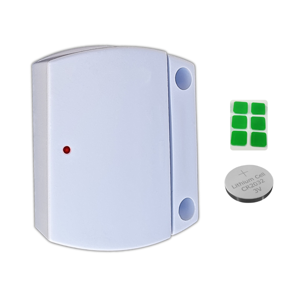 Sensor Magnético Intruder Sem fio para portas e Janelas 433mhz