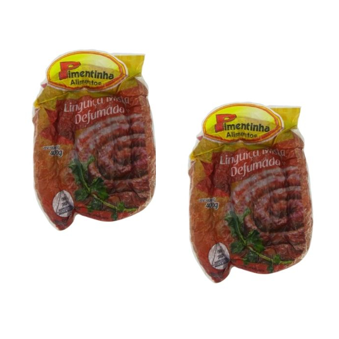 Linguiça Pimentinha Defumada 2x400g | Sabor Caseiro e Picância na Medida em Oferta na Shopee