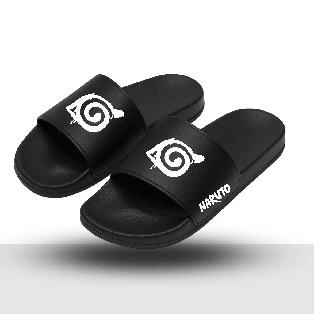 Chinelo Slide Masculino Naruto Konoha em Oferta na Shopee