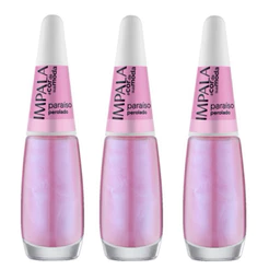 Kit 3 Esmalte Impala Perolado Paraiso