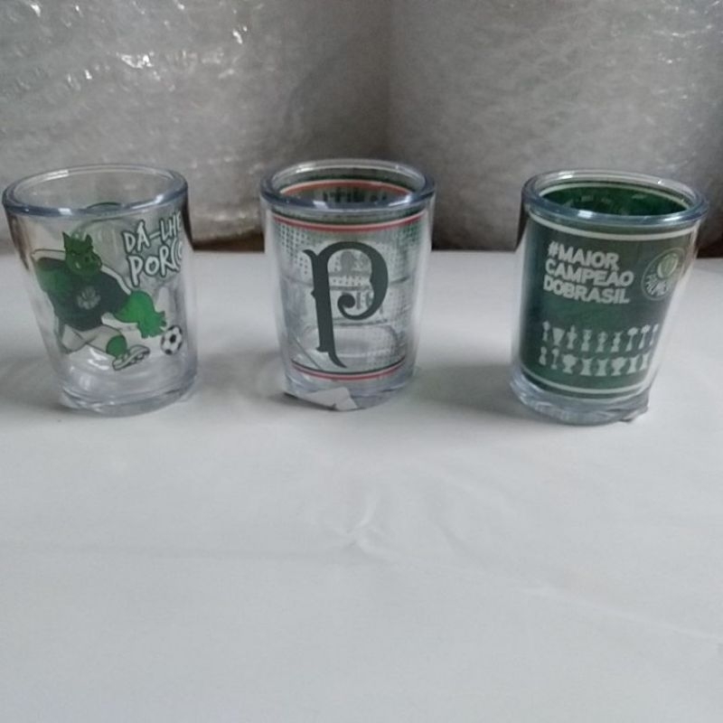 Shot Do Palmeiras com 60 ml kit com 3 (Copinho shot) Excelente Qualidade e Envio Imediato.