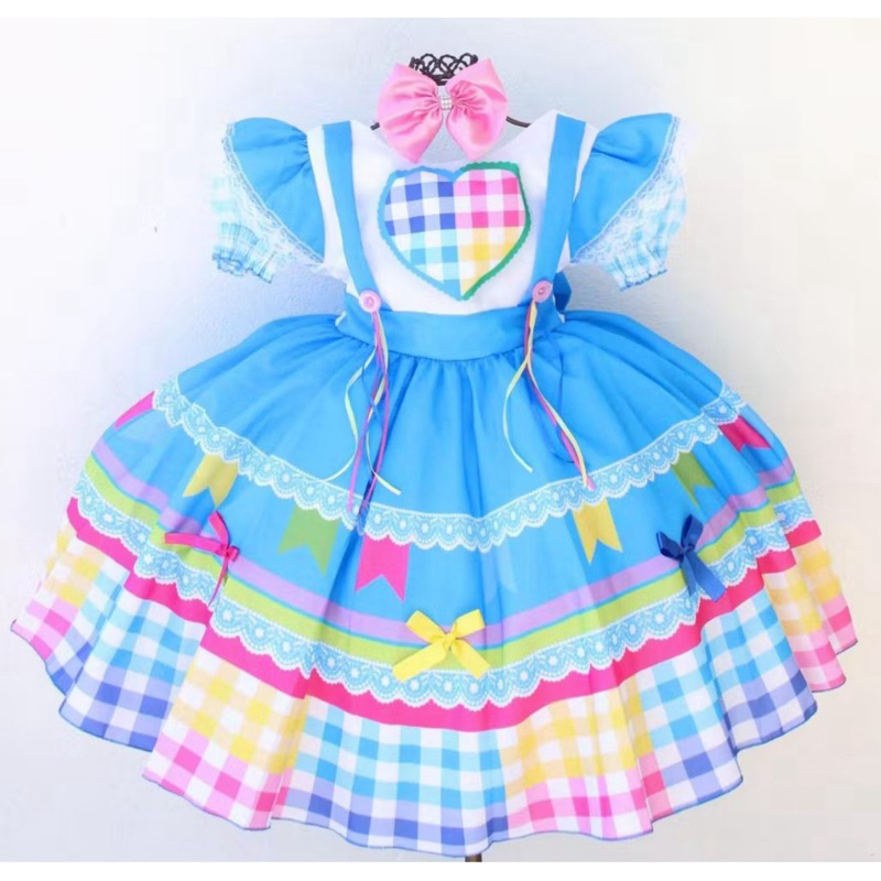 Vestido Festa Junina Julina Lindo Caipira São João