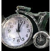 Relógio Despertador Criativo Decorativo Bicicleta Antiga De Ponteiros - COD 75710