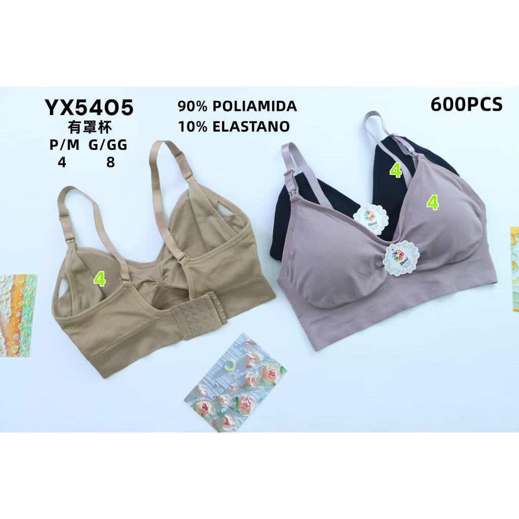 TOP DE AMAMENTAÇÃO COM FECHO E ALÇA REGULAVEL BOJO REMOVIVEL