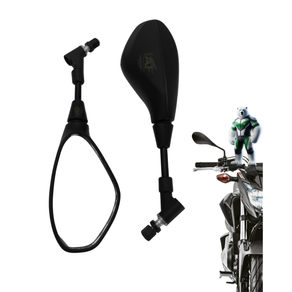 Retrovisor Gs650 F800 Bmw Giro Haste Longo 360 Rosca Yamaha em Oferta na Shopee
