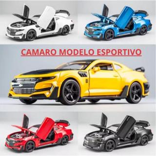 Camaro Carrinho Ferro Miniatura Abre Portas Capô e Porta Malas a Fricção de Metal em Oferta na Shopee