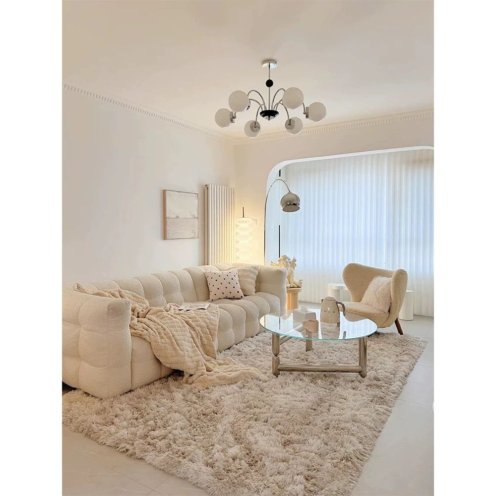 Tapete Sala Quarto Peludo 1,40x2,00 Mt Antiderrapante Ins Mesclado Shaggy