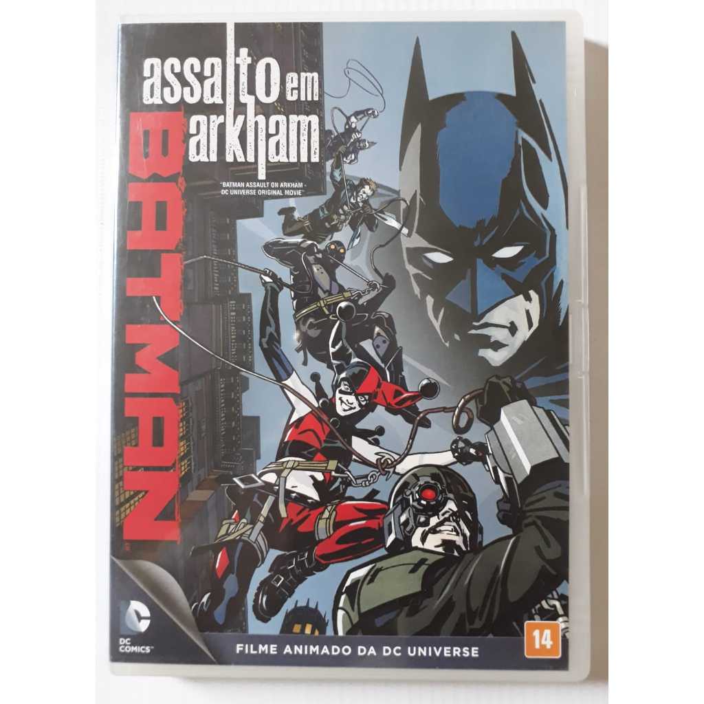 Dvd Batman Assalto em Arkham - Animação - Original Usado