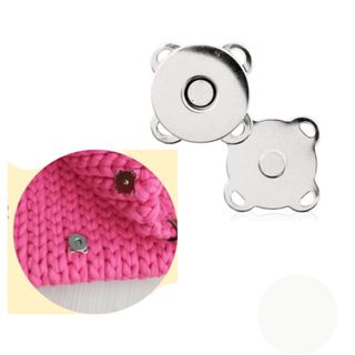 Botão Imã Fecho Para Bolsa de Crochê Magnético Imantado Níquel 18 mm Kit 10 Unidades em Oferta na Shopee